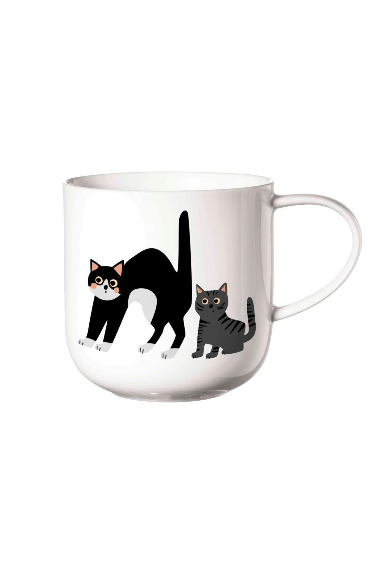 ŠÁLEK jemný kostní porcelán (fine bone china)  - bílá, Basics, keramika (9,2/9,5cm) - ASA