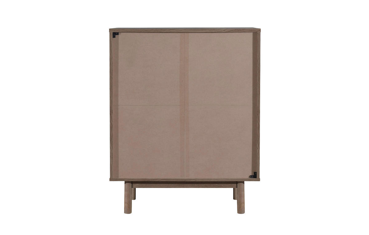 KOMMODE Melanie  in 80/100/44 cm  - Eichefarben, Design, Holzwerkstoff (80/100/44cm) - MID.YOU