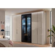 DREHTÜRENSCHRANK 300/236/58 cm,  in Grau, 6-türig  - Schieferfarben/Grau, KONVENTIONELL, Glas/Holzwerkstoff (300/236/58cm) - Dieter Knoll