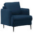 SESSEL in Textil Dunkelblau - Schwarz/Dunkelblau, MODERN, Textil (74/85/88cm) - Carryhome SESSEL in Textil Dunkelblau - Schwarz/Dunkelblau, MODERN, Textil (74/85/88cm) - Carryhome