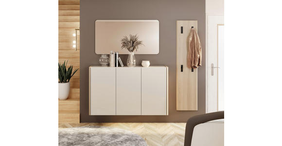 GARDEROBENPANEEL  in 40/170/3,7 cm  - Eiche Bianco, Design, Holzwerkstoff (40/170/3,7cm) - Voleo