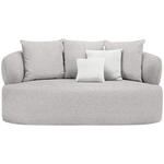 2-SITZER-SOFA in Bouclé Beige  - Beige/Creme, MODERN, Kunststoff/Textil (177/86/105cm) - Hom`in
