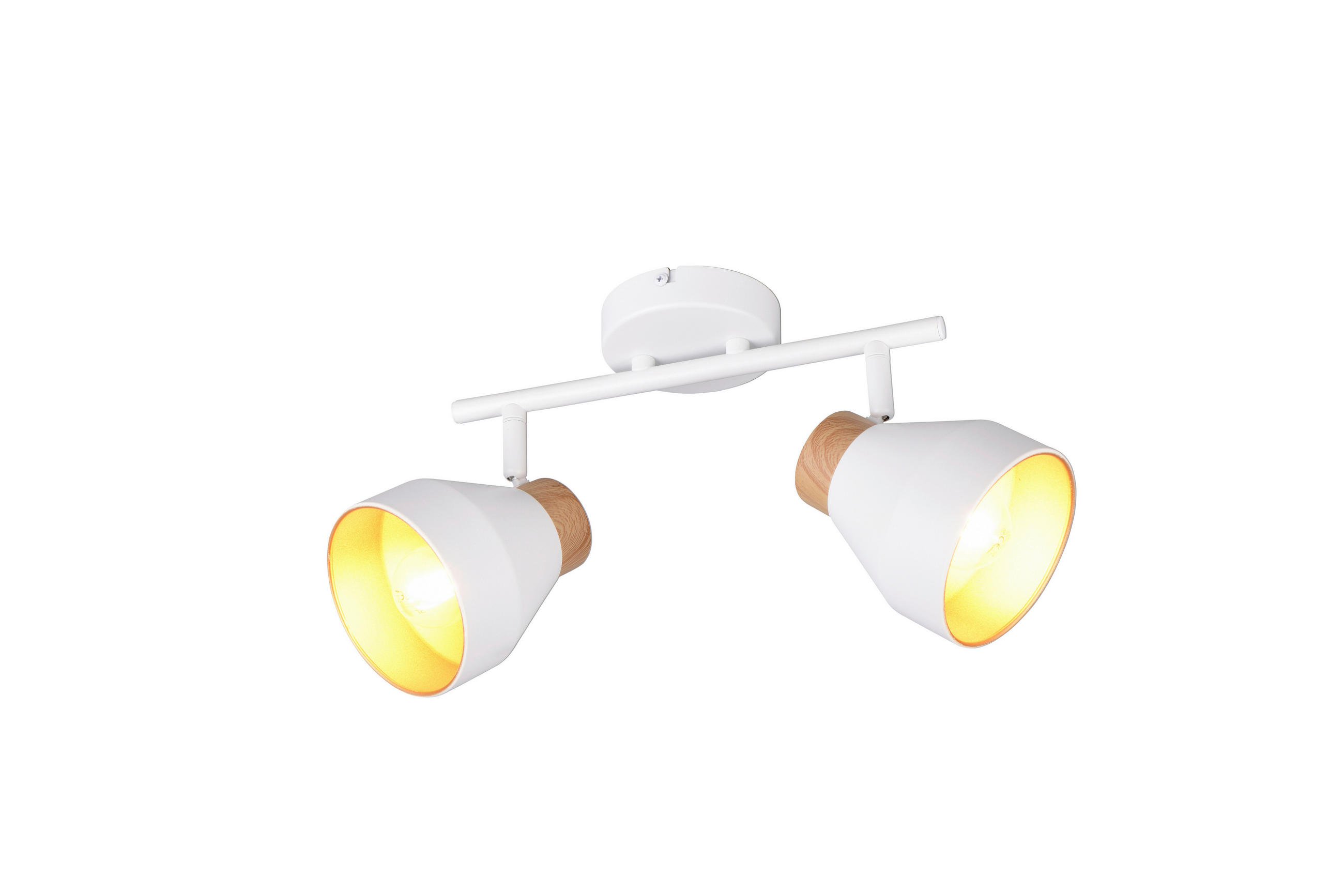 STRAHLER - Weiss/Goldfarben, Lifestyle, Metall (32/21/15cm)