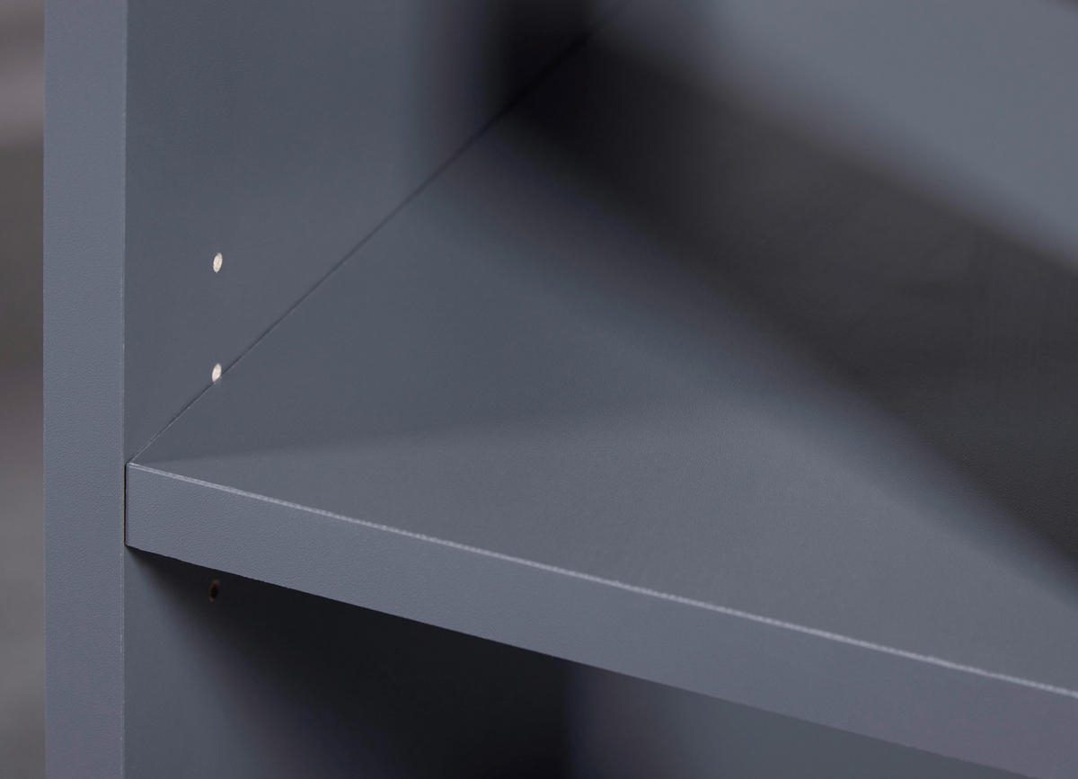 SCHREIBTISCH 160/91/76,5 cm  in Anthrazit  - Anthrazit, KONVENTIONELL, Holzwerkstoff (160/91/76,5cm) - Boxxx