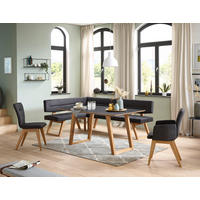 ESSTISCH in Holz, Kunststoff 240/100/76 cm  - Eichefarben/Grau, KONVENTIONELL, Holz/Kunststoff (240/100/76cm) - Dieter Knoll