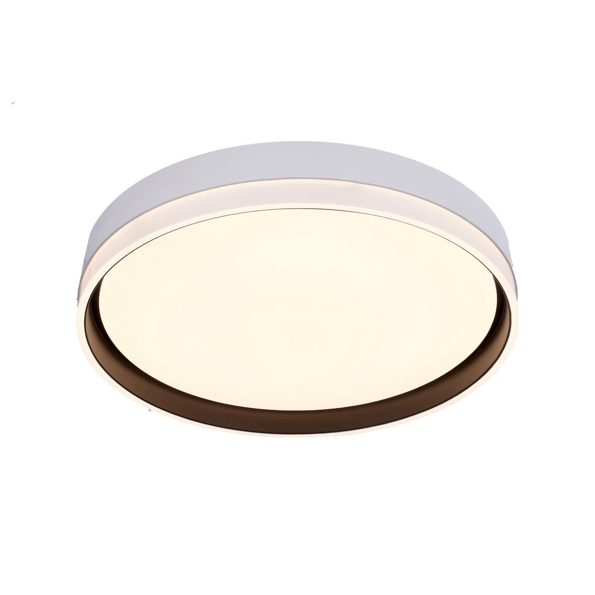 LED-TAKLAMPA Florida 40/40/7.5 cm  - vit/svart, Klassisk, metall/plast (40/40/7.5cm)