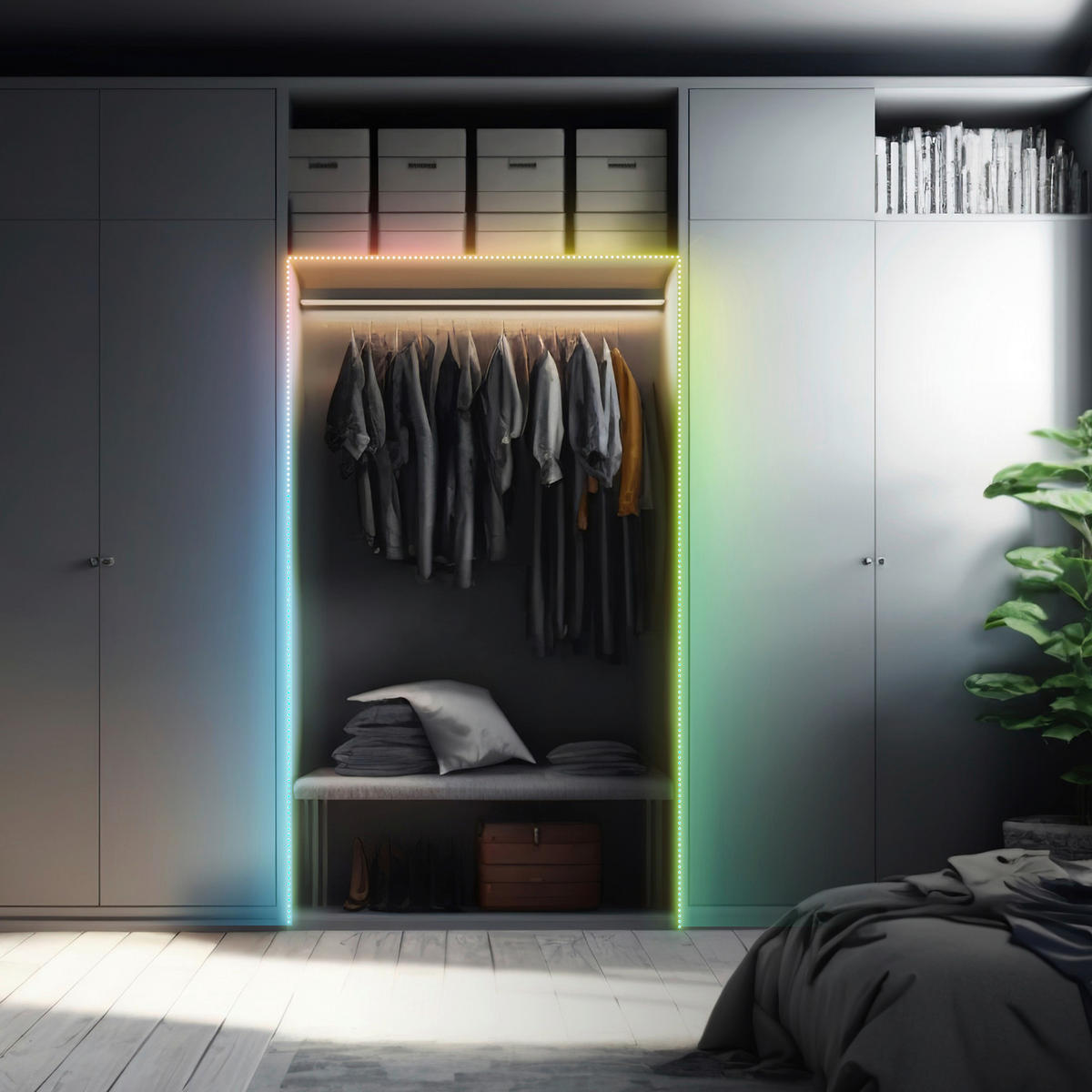 LED-STRIP 500 cm  - Weiß, Basics, Kunststoff (500cm)