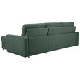 ECKSOFA Dunkelgrün Webstoff  - Dunkelgrün/Schwarz, KONVENTIONELL, Kunststoff/Textil (270/160cm) - Carryhome