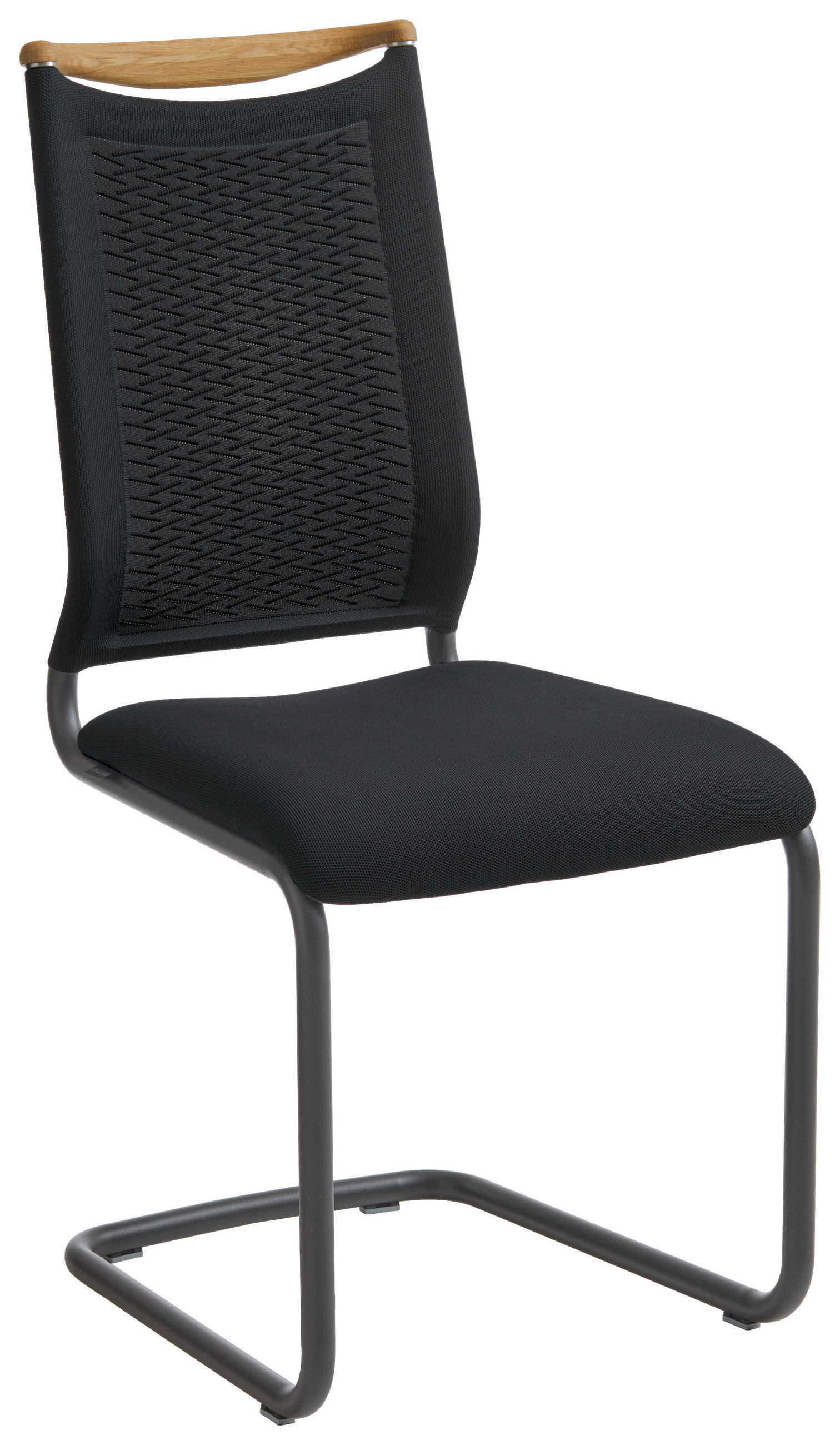 SCHWINGSTUHL  Lederauswahl, Stoffauswahl, Typenauswahl, Gestellauswahl Flachgewebe, Netz, Struktur  - Eichefarben/Anthrazit, Design, Holz/Textil (47/99,0/59cm) - Venjakob