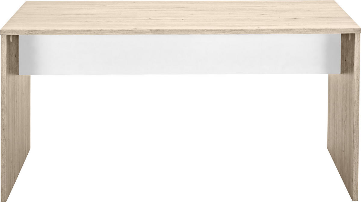 JUGENDSCHREIBTISCH Wimex CARIBA 140/72/70 cm  - Eichefarben/Weiß, Design, Holzwerkstoff (140/72/70cm) - MID.YOU