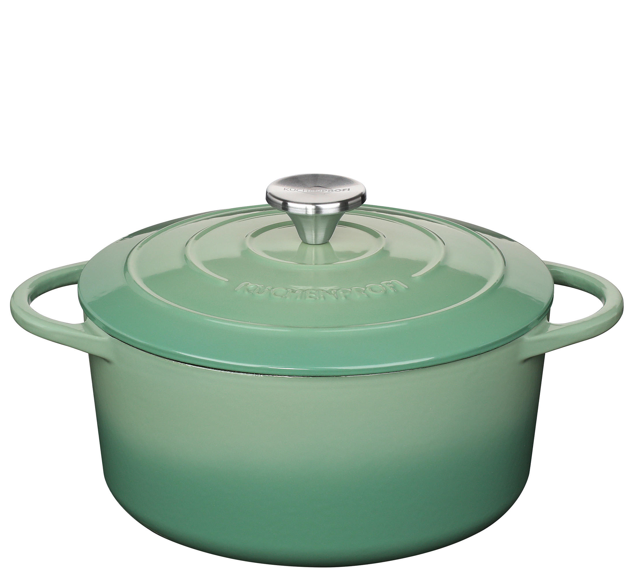 BRATENTOPF PROVENCE 4,2 L  - Jadegrün, Basics, Metall (24/31,5cm) - KÜCHENPROFI