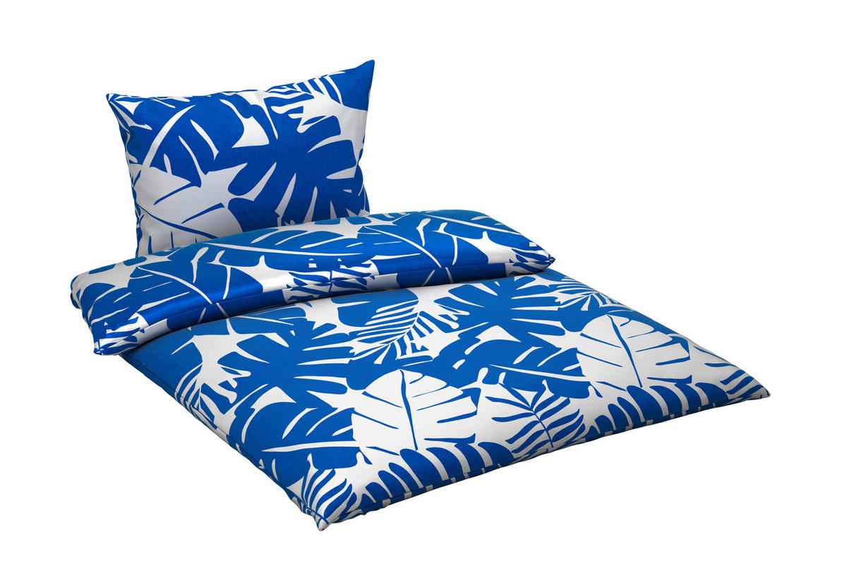 POSTEĽNÁ BIELIZEŇ, renforcé, modrá, 140/200 cm - modrá, textil (140/200cm) - Esposa