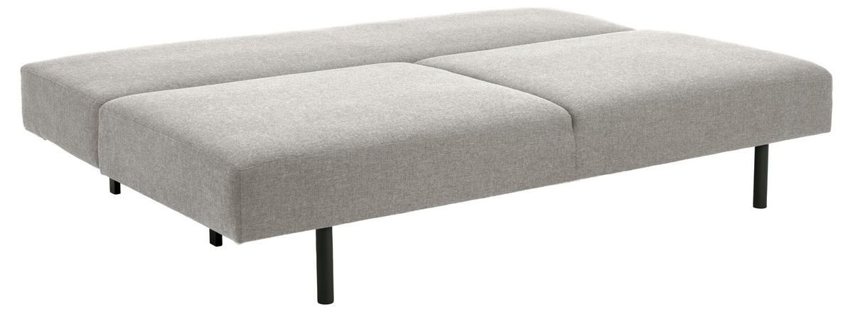 BÄDDSOFFA i grå, ekfärgad  - grå/ekfärgad, Design, metall/trä (200/83/105cm) - Best Price