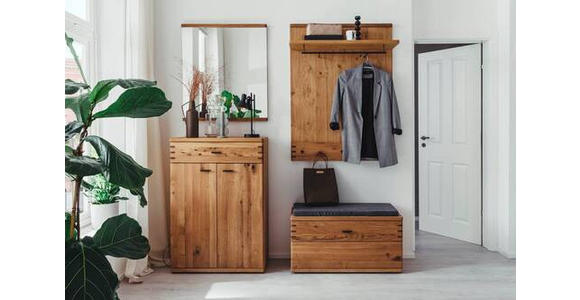 GARDEROBE in 175/208/37 cm - Wildeiche, Natur, Holz/Holzwerkstoff (175/208/37cm) - Waldwelt