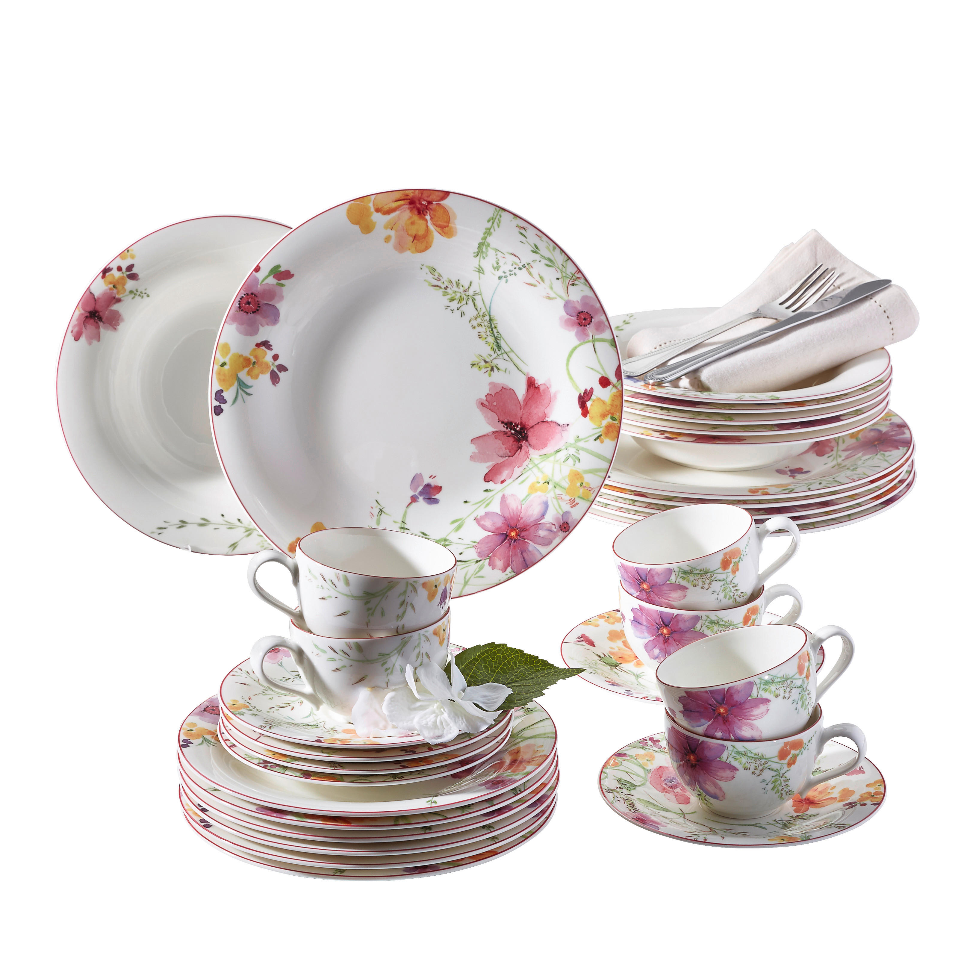 Villeroy & Boch KÁVOVÁ SOUPRAVA, 18dílné, porcelán