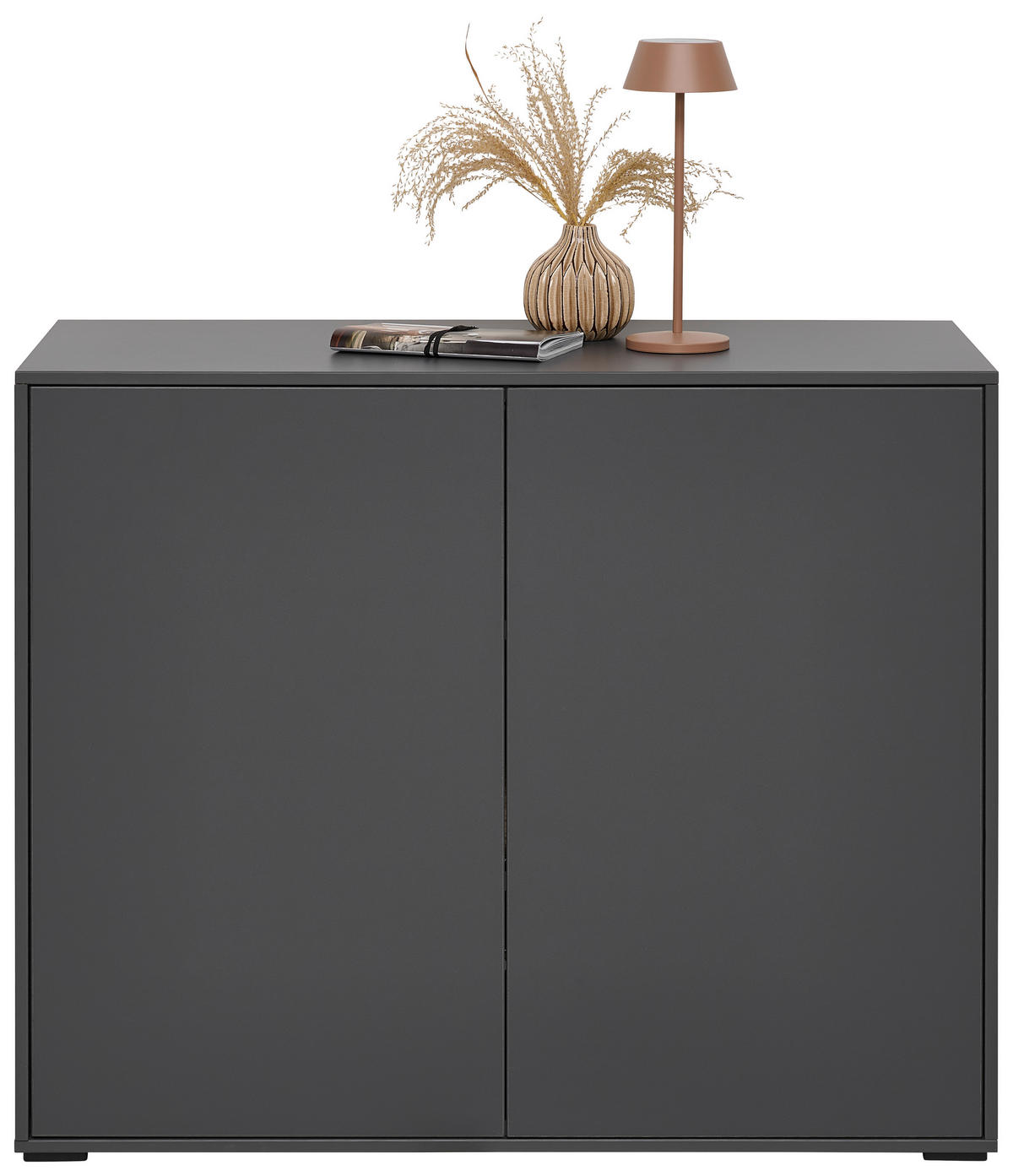 REGALELEMENT  90,9/72,6/40 cm Graphitfarben  - Graphitfarben, Design, Holzwerkstoff (90,9/72,6/40cm) - home24