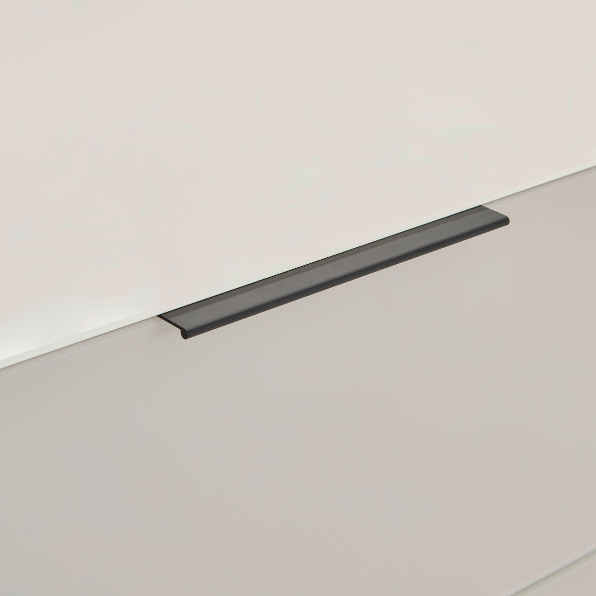 LOWBOARD  in 225/54.7/42 cm  - Kaschmir/Schwarz, Design, Glas/Holzwerkstoff (225/54.7/42cm) - Novel