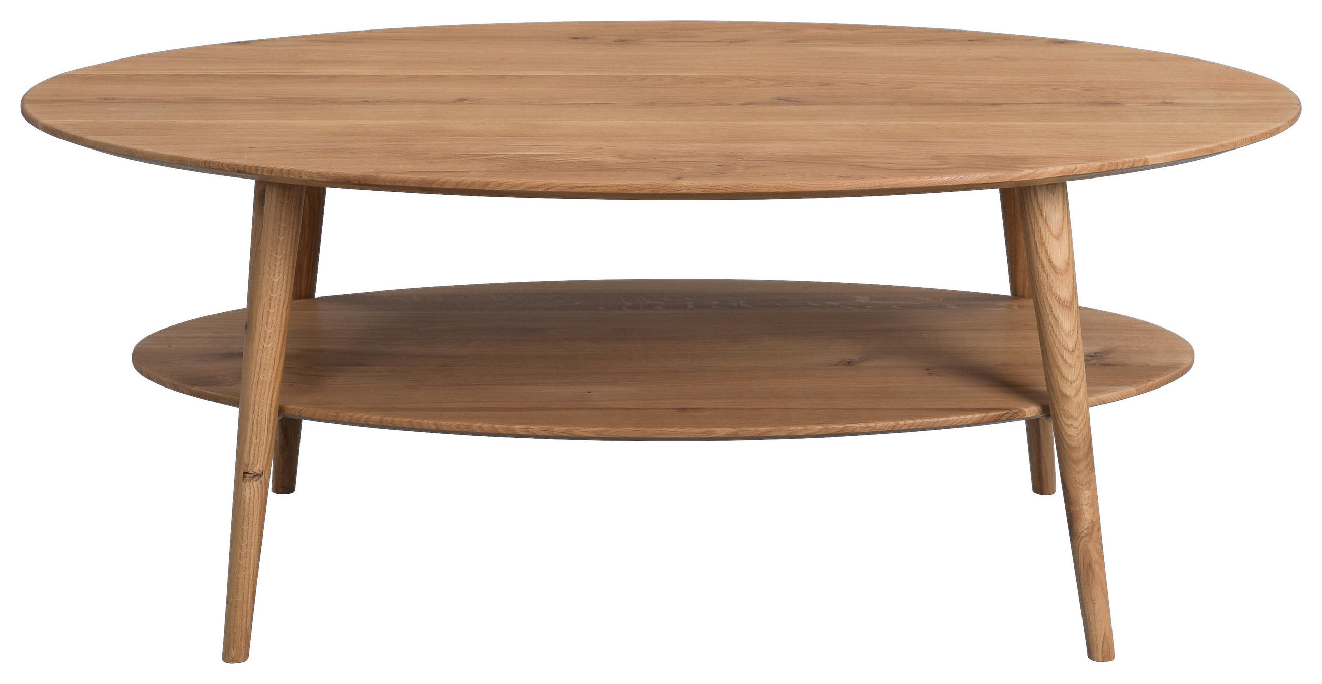 COUCHTISCH Couchtisch Wildeiche vollmassiv 115/70/45 cm oval Wildeiche  - Wildeiche, Natur, Holz (115/70/45cm) - Livetastic