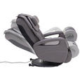 MASSAGESESSEL  mit Kombination Echtleder/Lederlook Schlammfarben    - Schlammfarben, Design, Leder (80/117/114cm) - Cantus