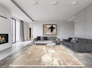 WEBTEPPICH 80/150 cm  - Creme/Rosa, Design, Textil (80/150cm) - Novel