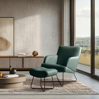 SESSELSET in Lederlook Graphitfarben  - Beige/Graphitfarben, Design, Textil/Metall (67/87/74cm) - Livetastic