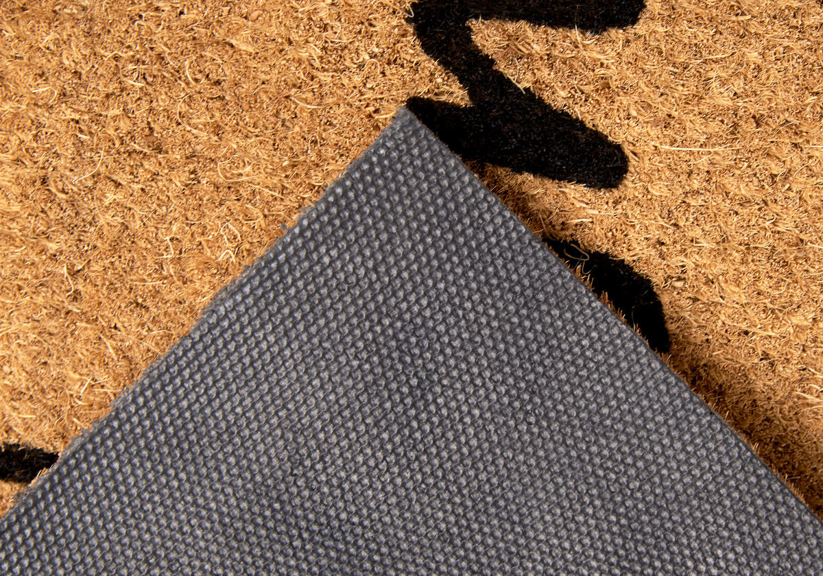 KOKOSMATTE  45/75 cm  Schwarz, Hellbraun  - Hellbraun/Schwarz, Basics, Naturmaterialien/Kunststoff (45/75cm) - Hanse Home