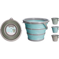 EIMER - Türkis/Salbeigrün, Trend, Kunststoff (32/34/4.5cm)