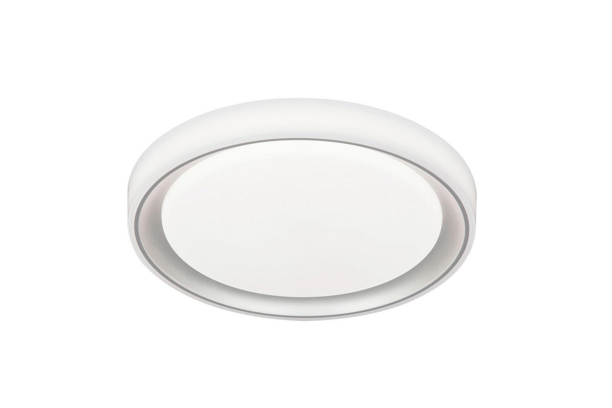LED-DECKENLEUCHTE 40/7,53 cm   - Weiß, Basics, Kunststoff/Metall (40/7,53cm) - Novel