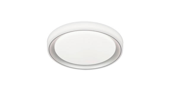 LED-DECKENLEUCHTE 40/7,53 cm   - Weiß, Basics, Kunststoff/Metall (40/7,53cm) - Novel
