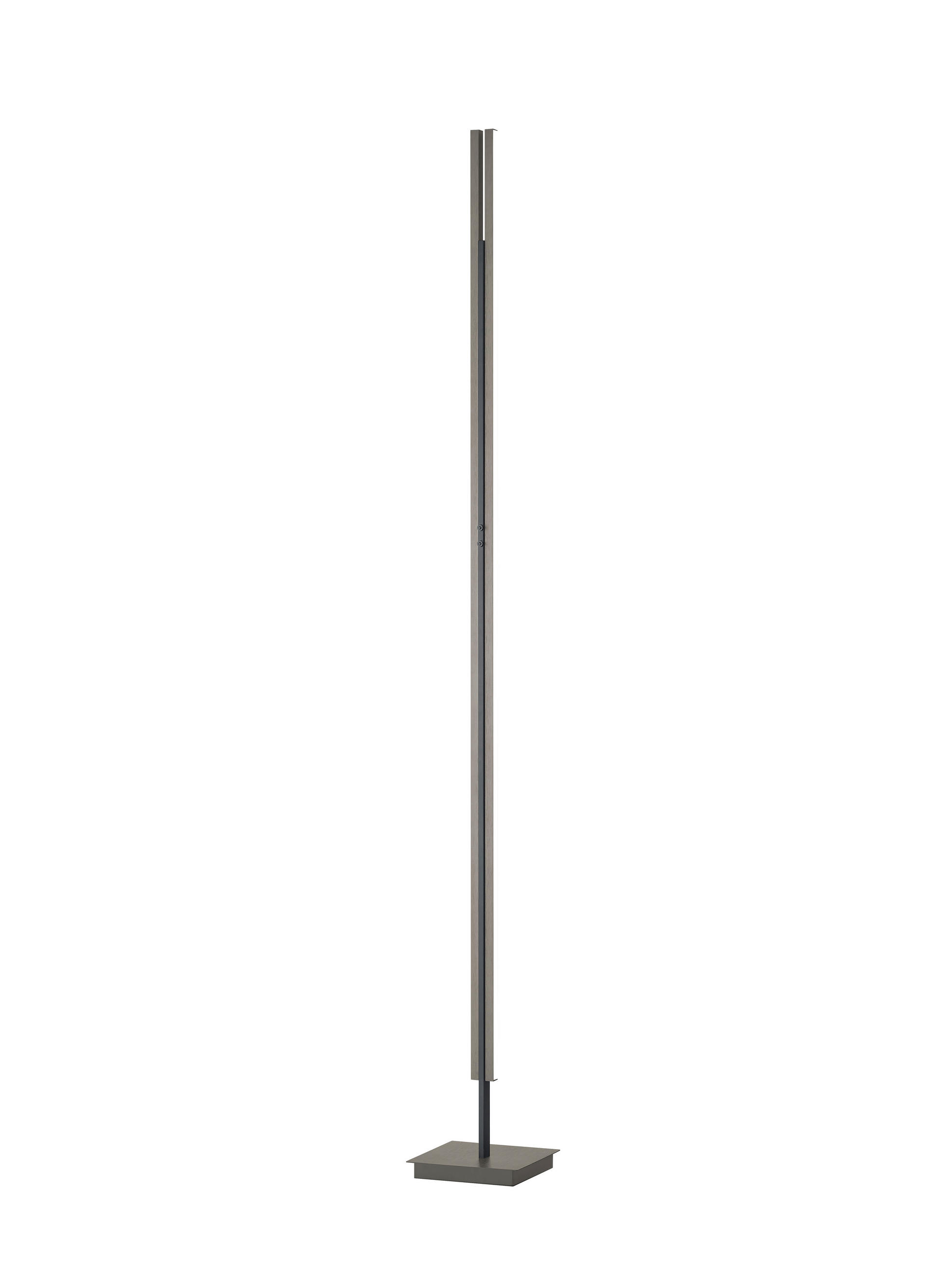 LED-STEHLEUCHTE 4/165 cm    - Bronzefarben, Design, Metall (4/165cm) - elements by BANKAMP