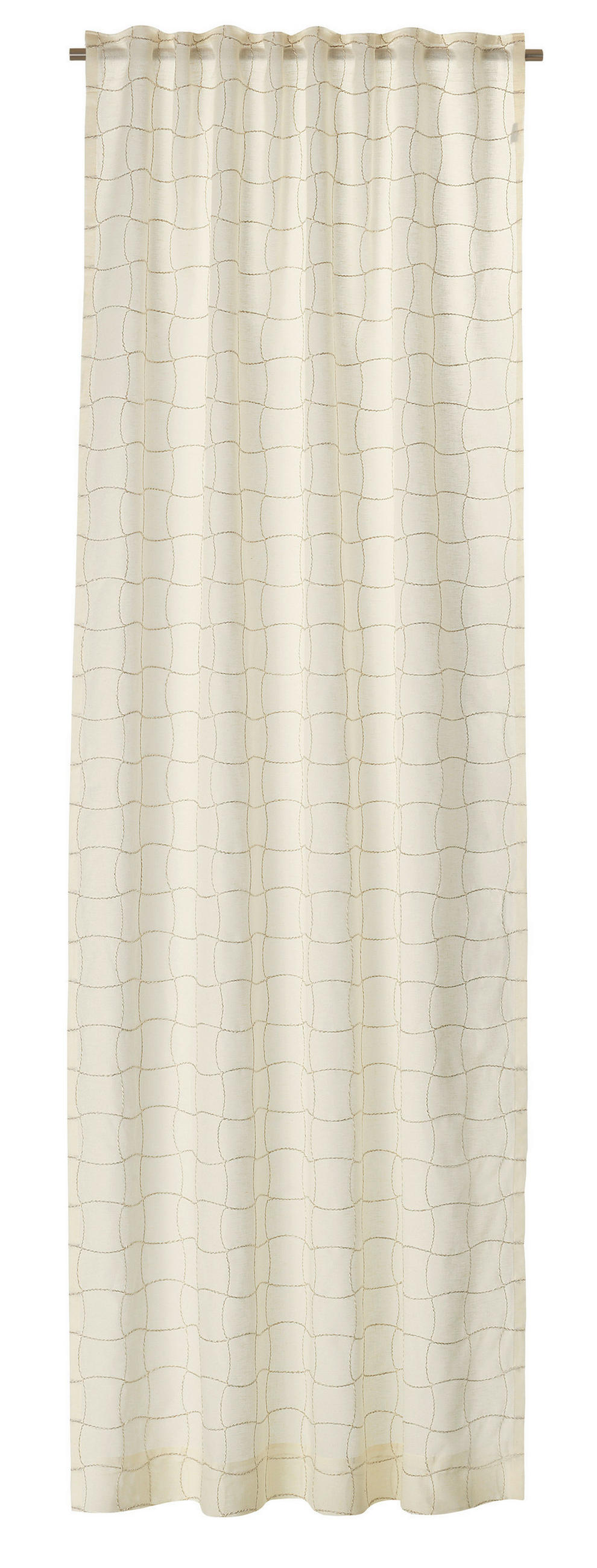 FERTIGVORHANG  halbtransparent  125/250 cm   - Creme, Basics, Textil (125/250cm) - Schöner Wohnen