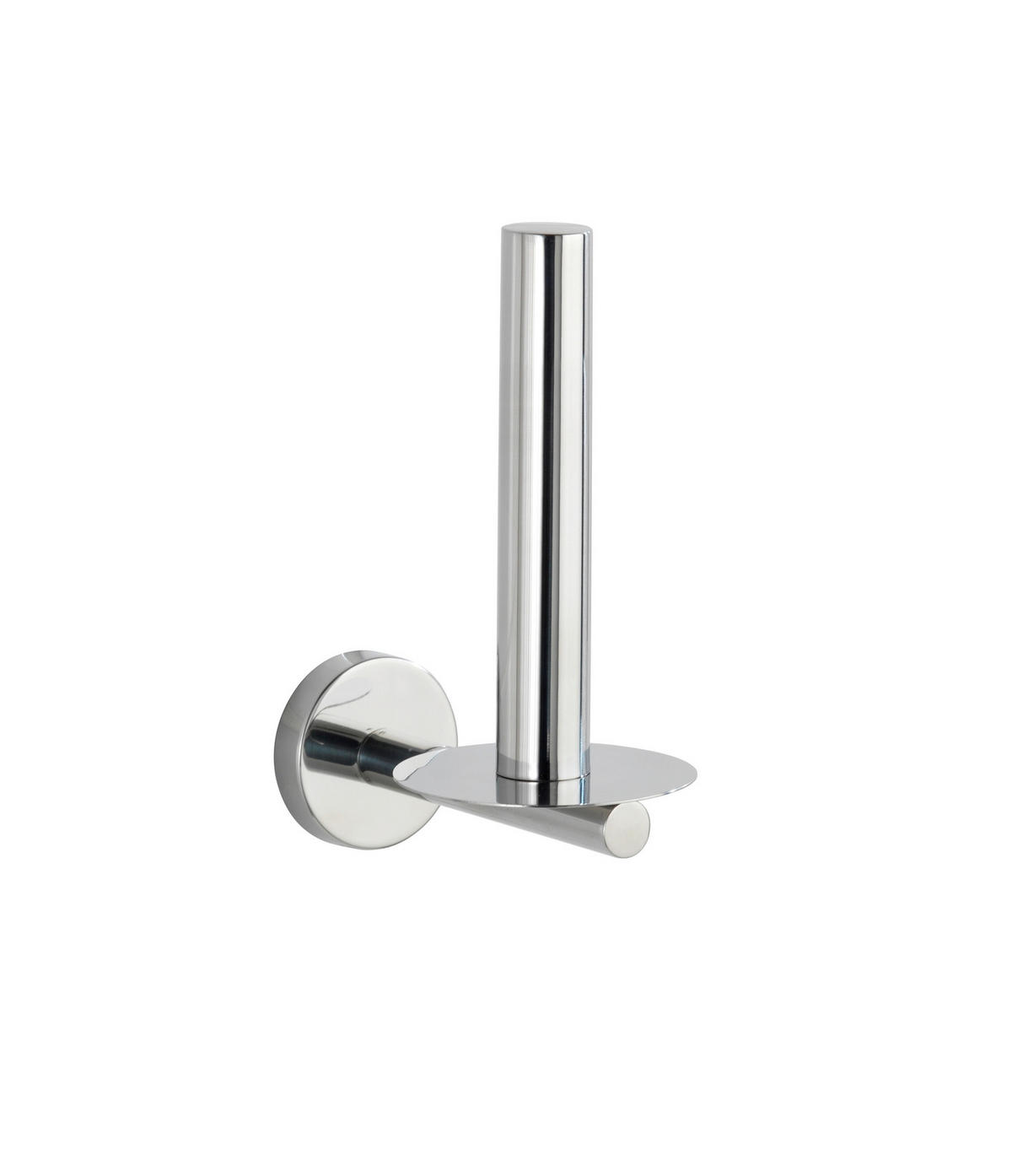 TOILETTENPAPIERHALTER - Chromfarben, Basics, Metall (21,5/18,5/8,5cm) - Wenko