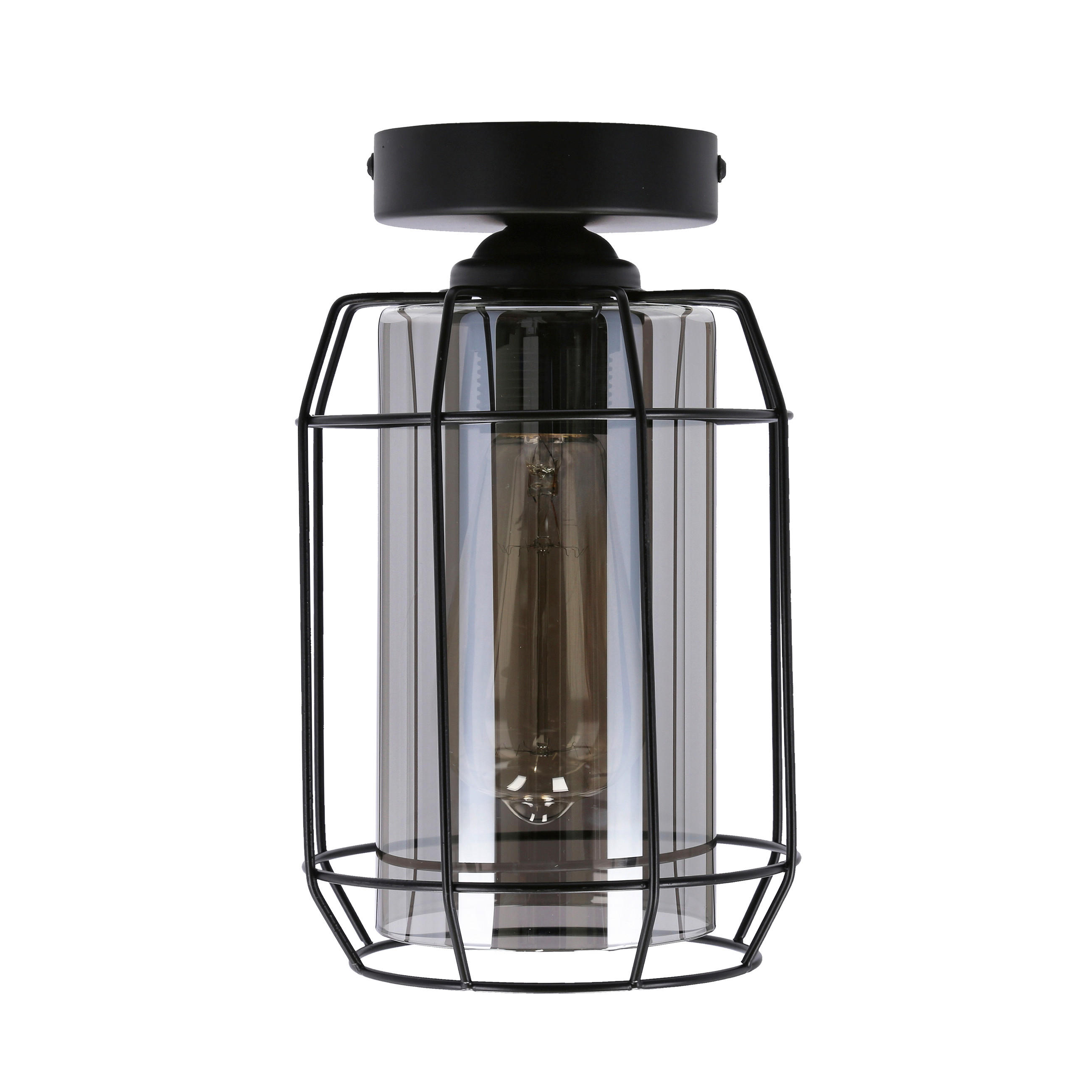 DECKENLEUCHTE Jonera 15/15/23 cm   - Goldfarben/Schwarz, Design, Metall (15/15/23cm)