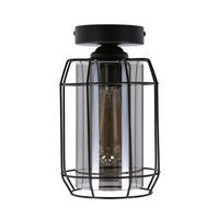 DECKENLEUCHTE Jonera 15/15/23 cm   - Goldfarben/Schwarz, Design, Metall (15/15/23cm)