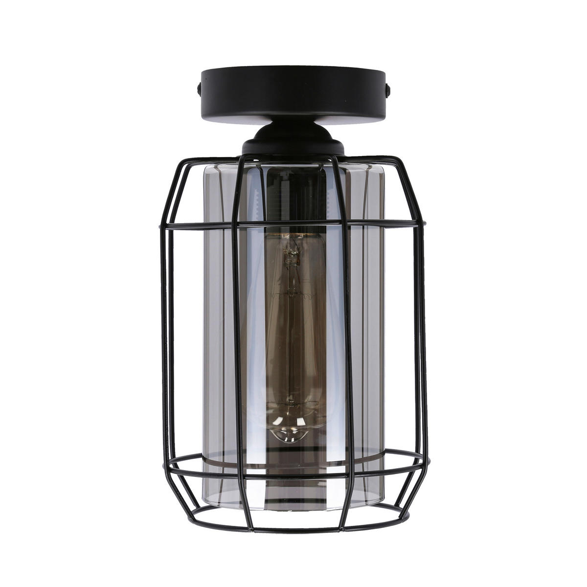 DECKENLEUCHTE Jonera 15/15/23 cm   - Goldfarben/Schwarz, Design, Metall (15/15/23cm)