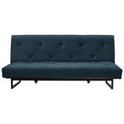 SCHLAFSOFA in Metall, Textil Petrol - Petrol/Schwarz, Design, Textil/Metall (200/86/140cm) - Innovation