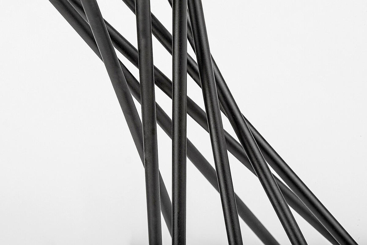 NAMIZNA SVETILKA  NIVRA  30/50 cm           - črna, Basics, kovina/tekstil (30/50cm)