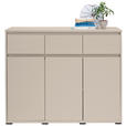 KOMMODE  in 120/103/48 cm  - Kaschmir/Anthrazit, Design, Holzwerkstoff/Kunststoff (120/103/48cm) - Carryhome