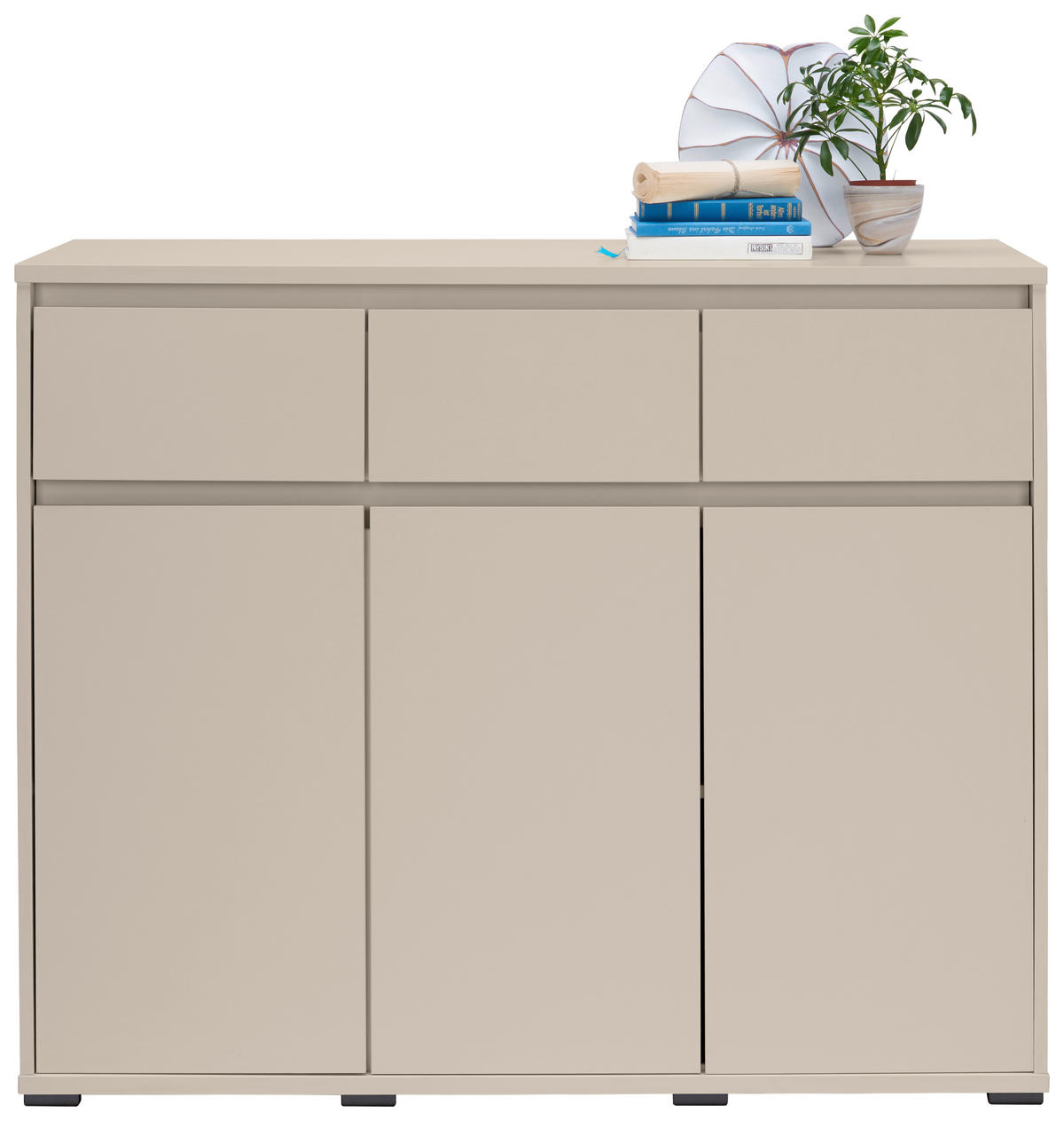 KOMMODE  in 120/103/48 cm  - Kaschmir/Anthrazit, Design, Holzwerkstoff/Kunststoff (120/103/48cm) - Carryhome