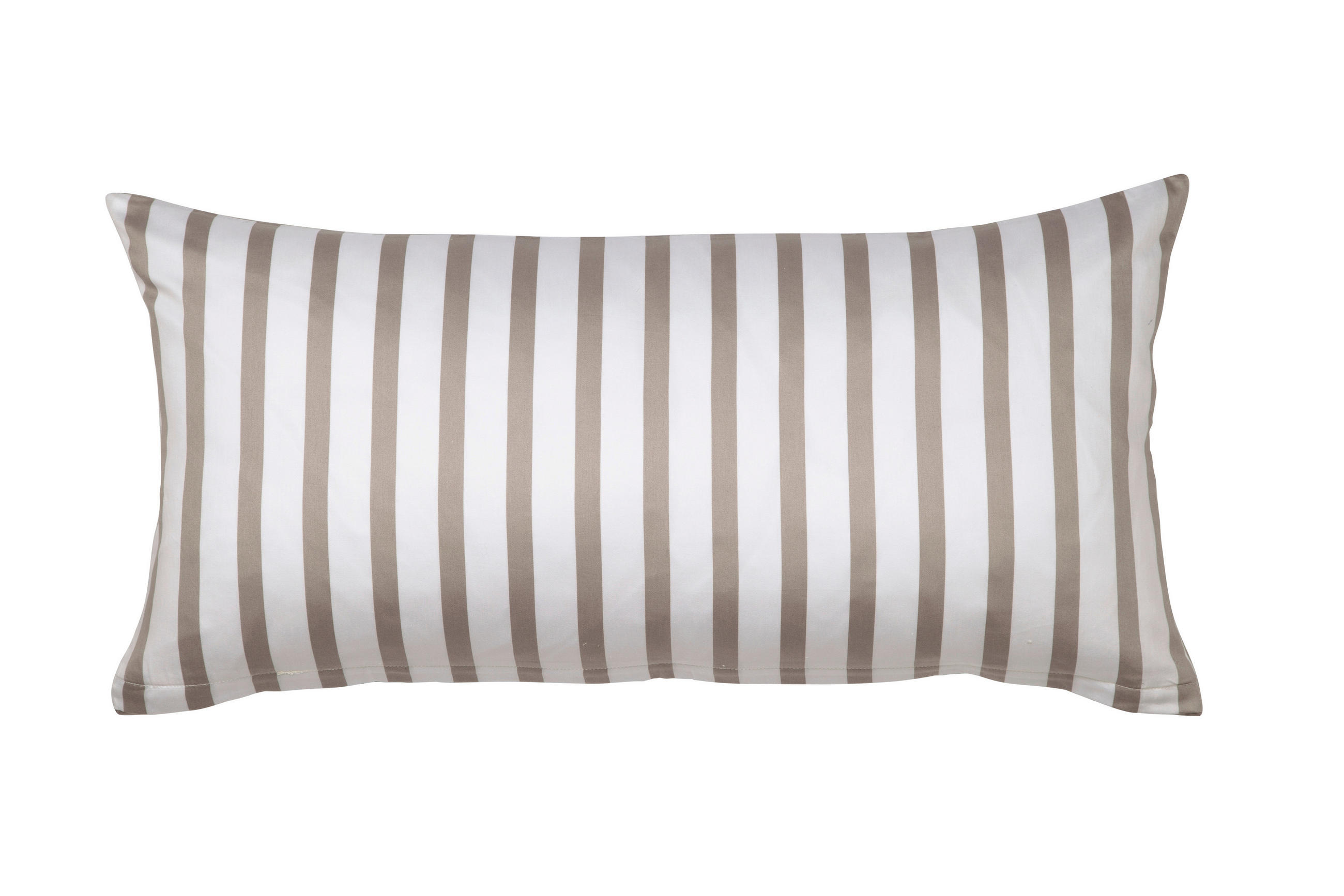 KISSENHÜLLE GENTANO 40/80 cm  - Braun/Weiß, Design, Textil (40/80cm) - Janine