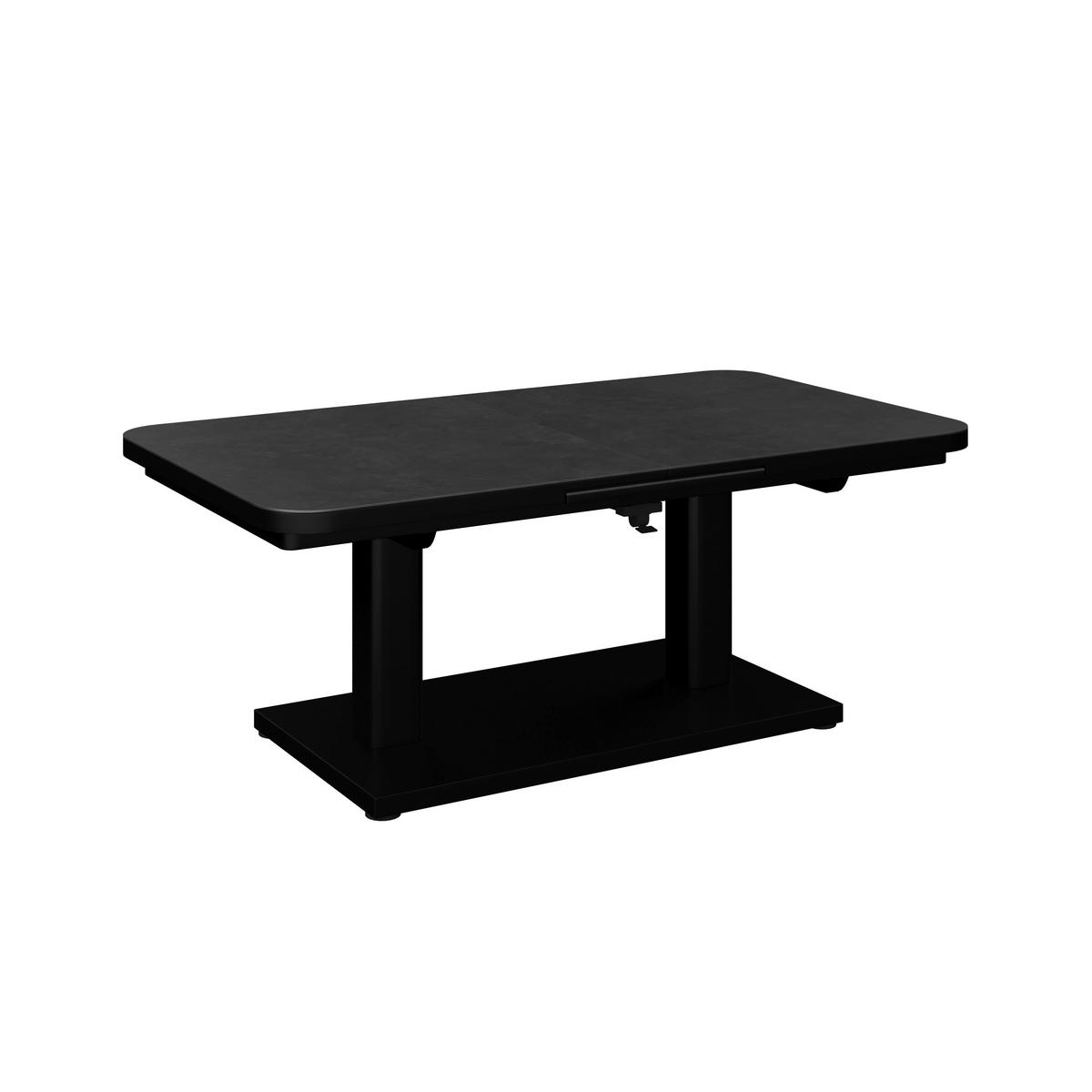 GARTENTISCH 140-180/80/53-76 cm  - Anthrazit, Design, Stein/Metall (140-180/80/53-76cm) - Amatio