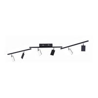LED-STRAHLER PURE-MIRA 161/104/34 cm   - Schwarz, Design, Kunststoff/Metall (161/104/34cm) - Neuhaus PURE