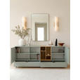 SIDEBOARD  210,4/89,4/42 cm 2 Schublade(n)  - Eichefarben/Salbeigrün, MODERN, Holzwerkstoff/Metall (210,4/89,4/42cm) - Carryhome
