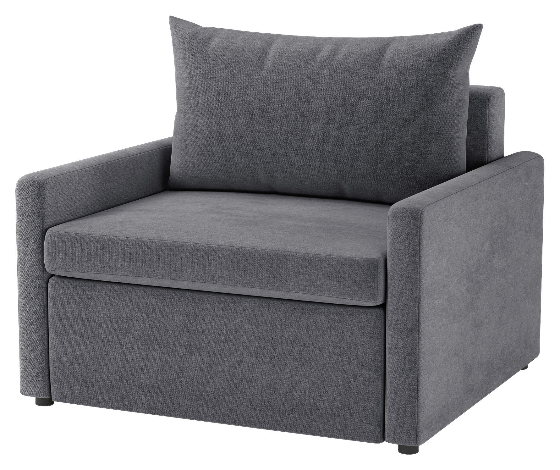 SCHLAFSESSEL Flachgewebe Dunkelgrau  - Dunkelgrau/Schwarz, Design, Kunststoff/Textil (92/89/103cm) - MID.YOU