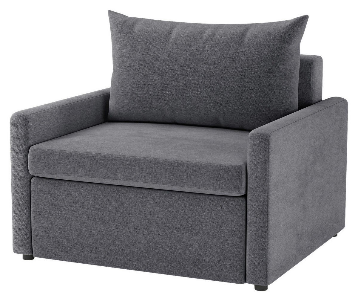 SCHLAFSESSEL Flachgewebe Dunkelgrau  - Dunkelgrau/Schwarz, Design, Kunststoff/Textil (92/89/103cm) - MID.YOU