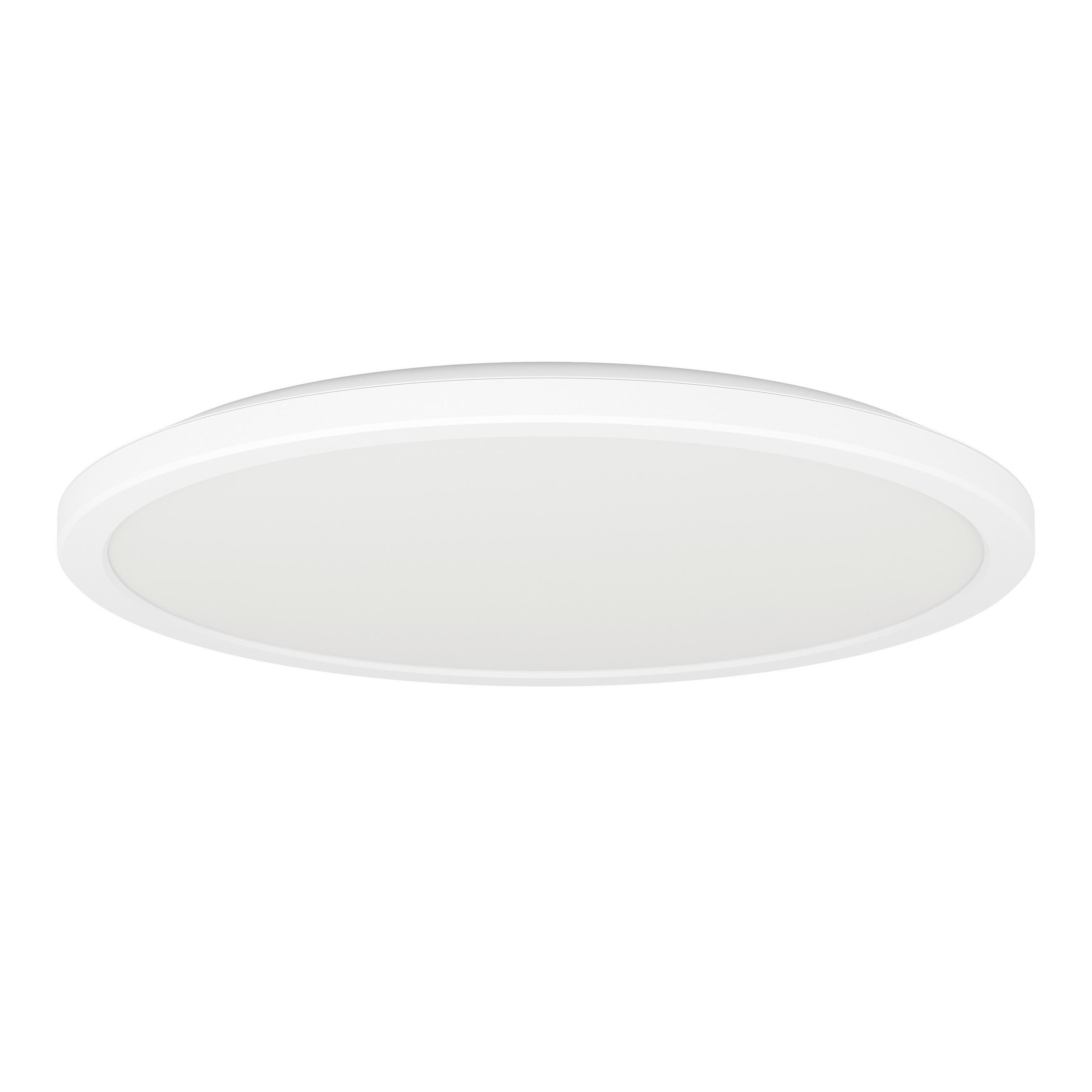 LED-DECKENLEUCHTE 38,9/3 cm    - Weiß, Basics, Kunststoff (38,9/3cm)