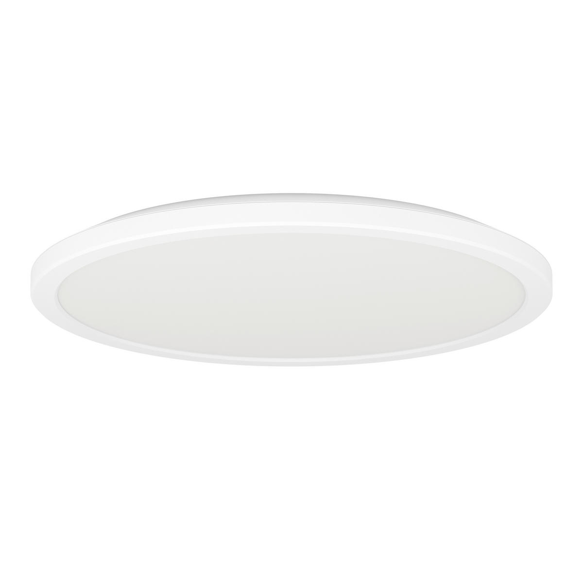 LED-DECKENLEUCHTE 38,9/3 cm    - Weiß, Basics, Kunststoff (38,9/3cm)