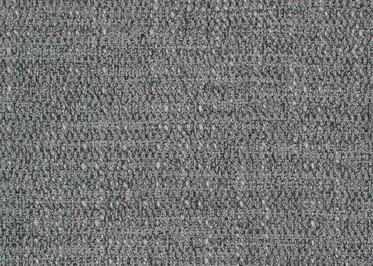ECKSOFA in Chenille Grau  334/168 cm  - Schwarz/Grau, Design, Textil/Metall (334/168cm) - Dieter Knoll