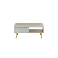 COUCHTISCH Eichefarben, Grün  - Eichefarben/Grün, Design, Holzwerkstoff (107/46/67cm) - MID.YOU