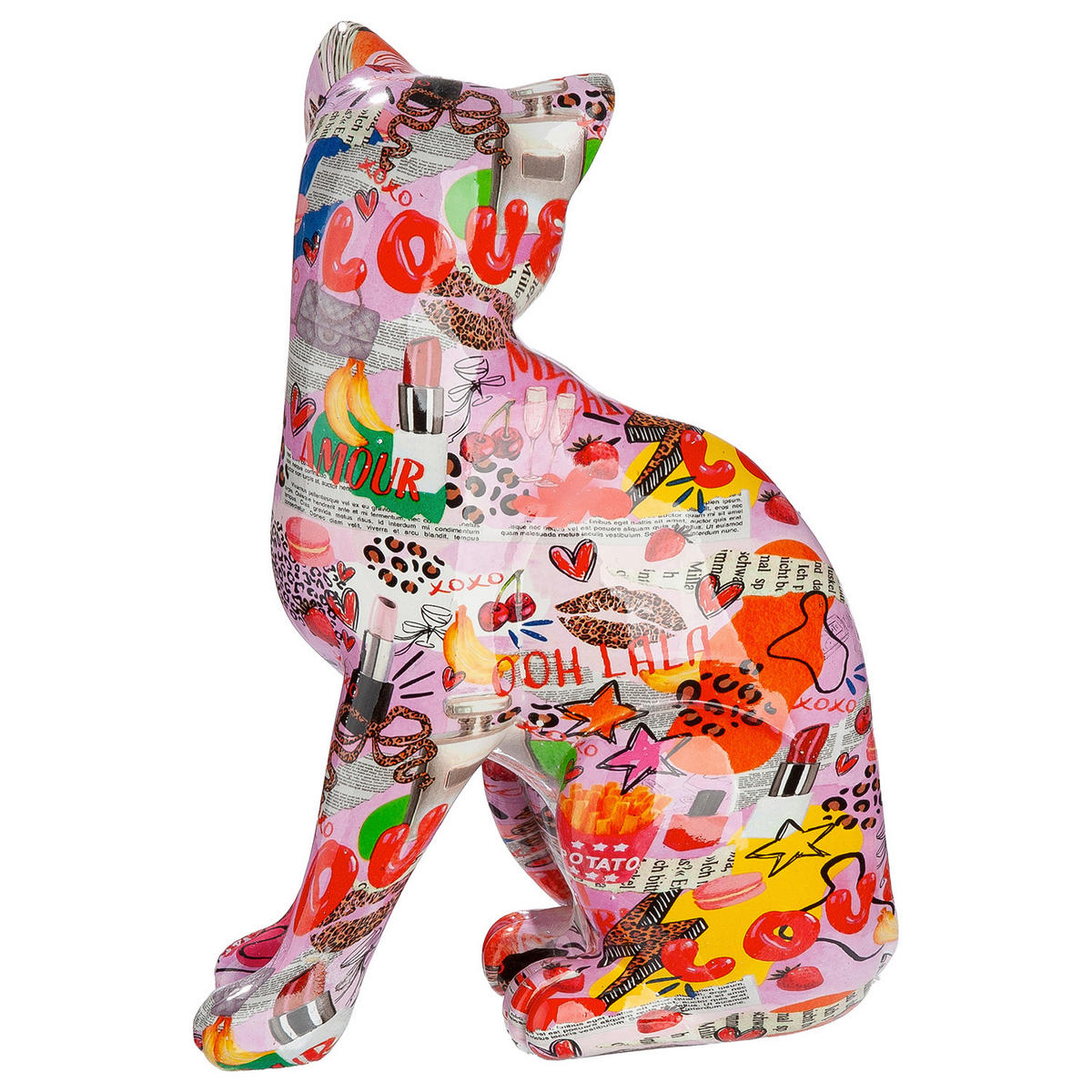 DEKOKATZE - Multicolor, Basics, Kunststoff (21/29/16cm)